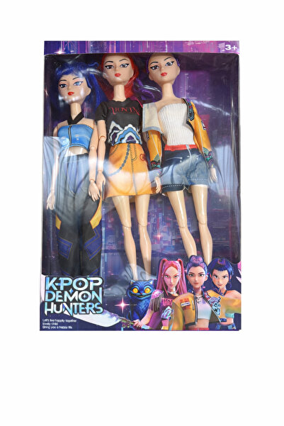 OEM Set Papusi K Pop Demon Hunters Girl 3 Piese