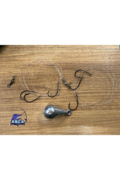 esca fishing 2 Adet 3 İğneli Cipura Karagöz Lidaki Mercan Tekne Takımı Ve 1 A...