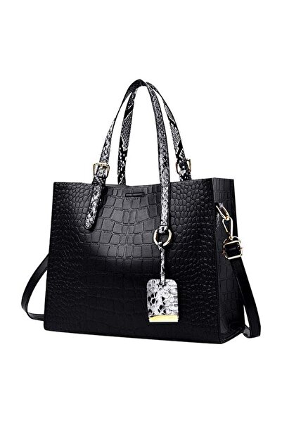 Generic Detachable Strap Shoulder Bag Black