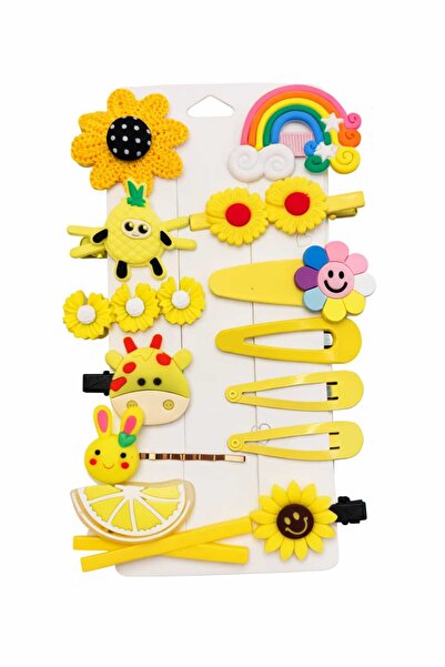 lindamina Girl's Hair Clip Set, 14 Pieces