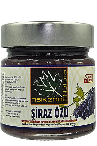 Aşıkzade Şiraz Özü 255 Ml 300 G