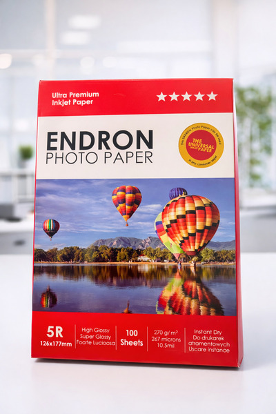 Endron 100 Adet 10x15 Fotoğraf Kağıdı Parlak 270gr