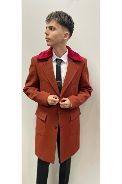 CALLIPSO Men's coat, Slim Fit, Callipso, Detachable faux fur collar