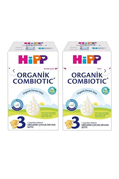 Hipp Organik Combiotic Devam Sütü 2x600 Gr 3 Numara