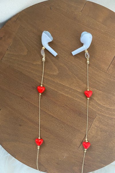 Coll.Up Glasses Chain Heart-Shaped Gift Accessory Glasses Strap Earphone Strap Earphone Chain
