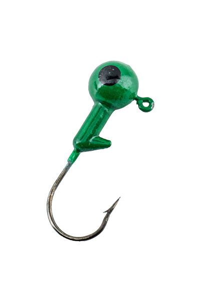 SAVEX Jighead - Zoka - Kurşunlu Olta İğnesi - (XH-A 02) - Yeşil - 10 Gr