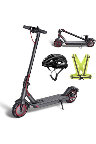 earss Foldable Electric Scooter for Adults With Safety Gear Set Included