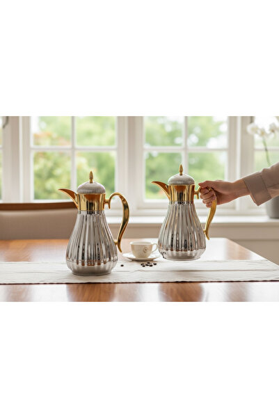 Generic Jana Nickel Gold Thermos Set