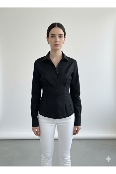 Nior Fashion Slim fit Belden oturtmalı, ön/arka karakteristik dikey pens diki...