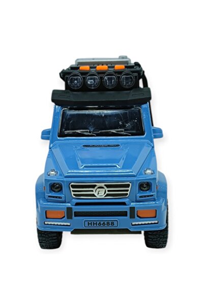 Vardem Sesli Işıklı Metal Off- Road Araba 17 cm - D700-04 - Mavi