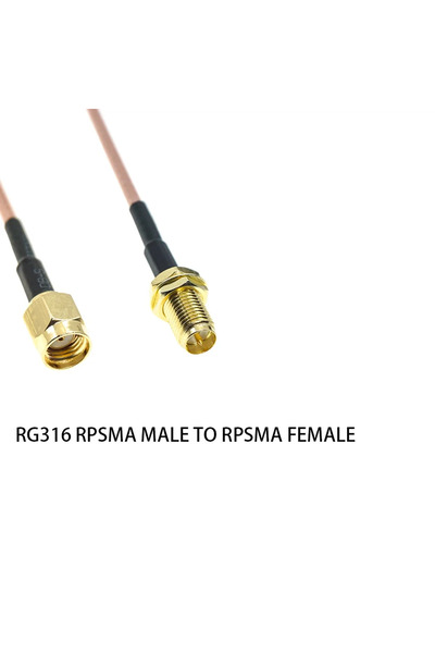 Choice21 10CM RPSMA M RPSMA F RG316 SMA Male Female To SMA Male Female Crimp ...