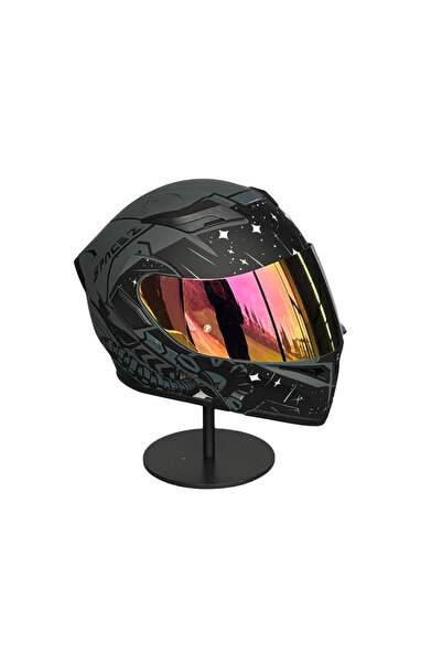 scharf 902 Çene Açılır Motosiklet Kaskı – Güneş Gözlüklü HX2 GREY (Pink Rose ...