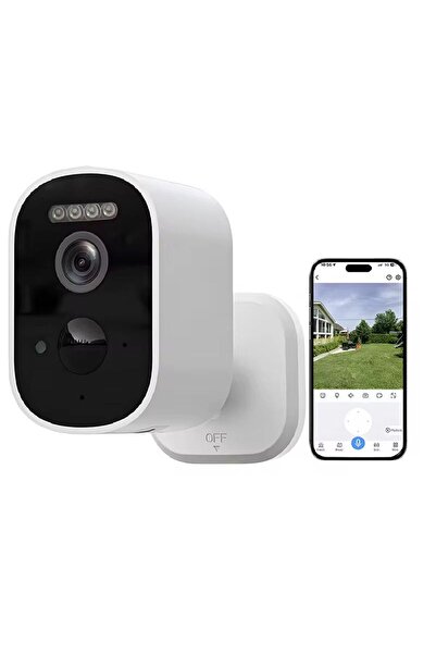 XTRIKE ME Kablosuz Şarjlı Akıllı Güvenlik Kamerası - PIR Hareket Sensörlü & G...