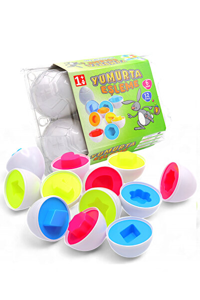 M&H 6'lı Yumurta Eşleme Oyunu - Eğitici Öğretici Oyuncak