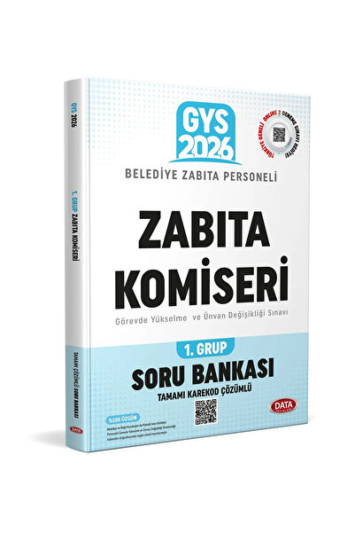Data Yayınları Belediye Zabıta Personeli Zabıta Komiseri 1. Grup Soru Bankası...