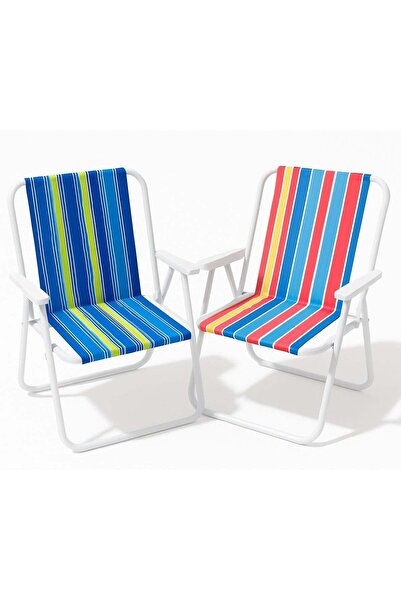 earss 2-Piece Portable Folding Chairs – Lightweight Outdoor Camping Beach Chairs