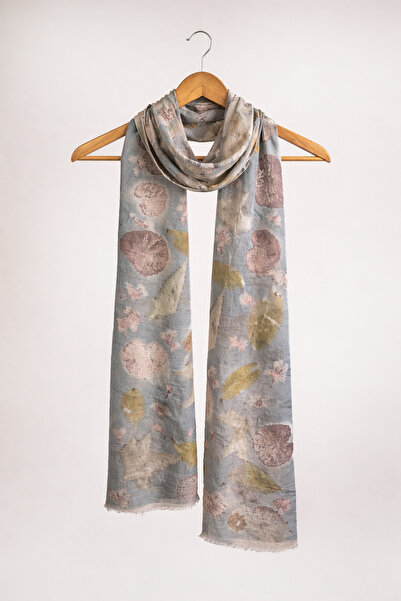 Defne&Apollon İpekçilik وشاح حرير 100% مطبوع بيئياً 26 × 165 سم Karma16