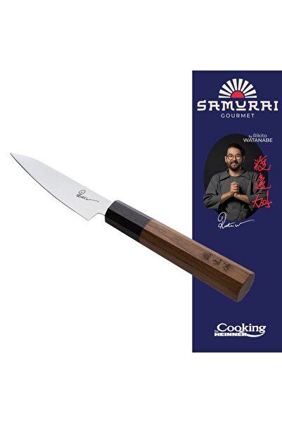 Cooking by Heinner Rikito Watanabe Paring Knife, Stainless Steel/Wood, 9 cm, ...