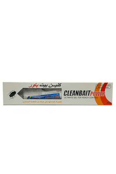 cleanbaitpower Cockroach Gel Indoor & Outdoor Roach Killer with Syringe Applicator 35 Gm