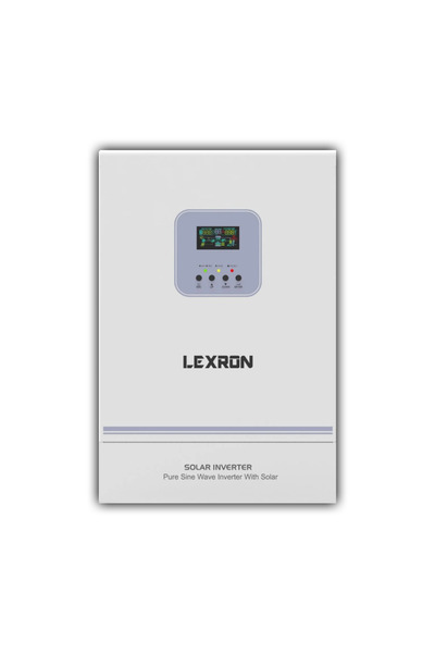 Lexron HV 48 Volt 6.2 kW / 6200 Watt Akıllı Solar İnverter | 90-500V PV | 48V...
