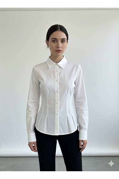 Nior Fashion Slim fit Belden oturtmalı, ön/arka karakteristik dikey pens diki...