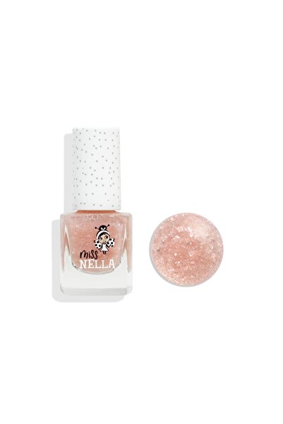 Miss Nella - Pembe Glitter Son Kat Soyulabilir Oje