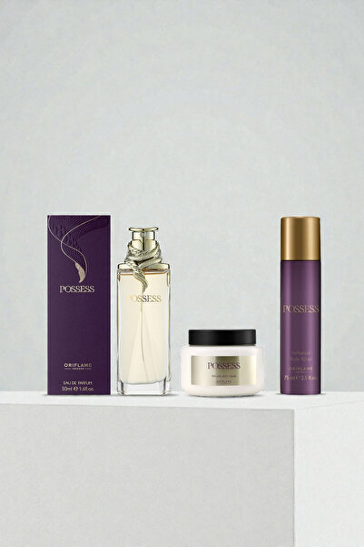 Oriflame Possess Edp 50 ml Kadın Parfüm + Parfümlü Vücut Kremi ve Vücut Spreyi