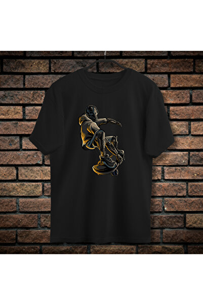 CXO Craft Men's T-Shirt with Printed, Skater Robot, Cotton