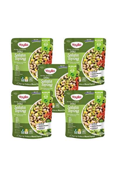 Yayla Haşlanmış Suyu Süzülmüş Chialı Salata Toping 150 gr x5