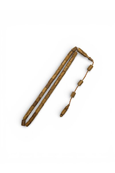 EnazStore Masterfully Crafted Natural Boxwood Prayer Beads Yellow