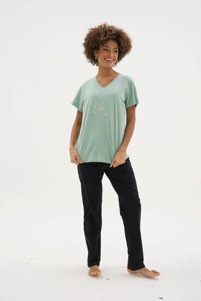 PURİFİCADO 100% Cotton New Season Women's Modern Pajama Set