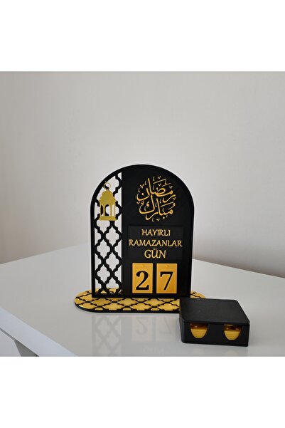3DcraftTr Hayırlı Ramazanlar Temalı Masaüstü Takvim - Ramazan Hediyeliği
