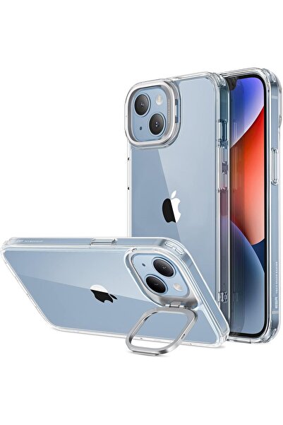 ESR Classic Protection Case for iPhone 13/14 with Stand, Transparent, Polycar...