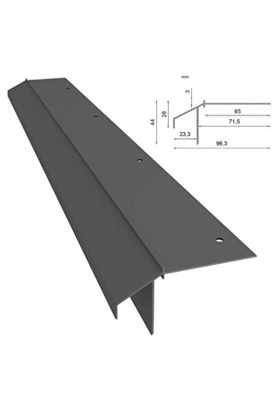 Renoplast ROOFING PROFILE terrace balcony K10R Graphite RAL 7024