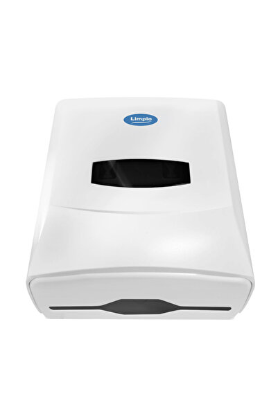 LİMPİO DOZATOR HÂRTIE IGIENICĂ DP1100JW2, PLASTIC, CU CHEIE, ALB