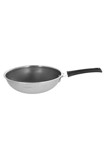 Tognana LUXURY STEEL Wok Pan, Stainless Steel, D.28cm