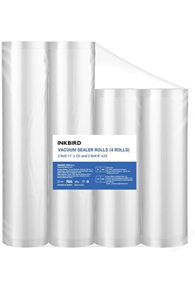 Inkbird 4 Rolls Vacuum Sealer Bags