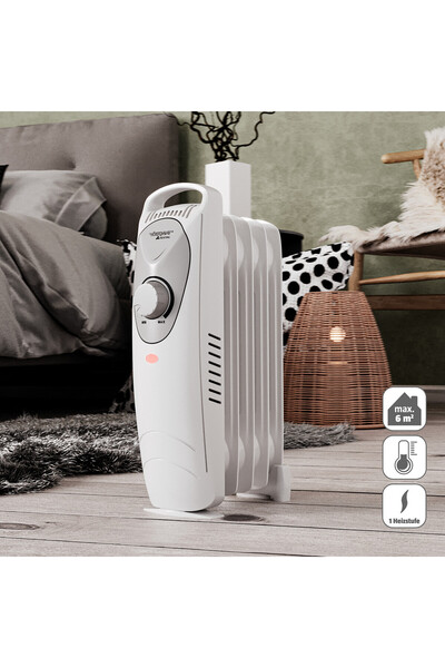 stratecht Voltomat 5 Dilim Termostatlı Mini Yağlı Radyatör 600 W Enerji Tasar...