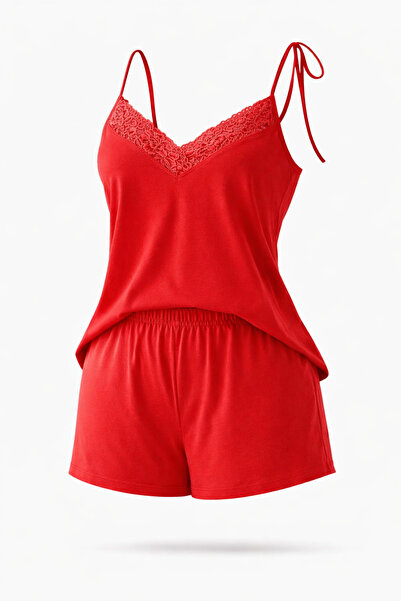 GOB Büyük Beden طقم شورت قصير من الدانتيل مقاس كبير من GOB Core