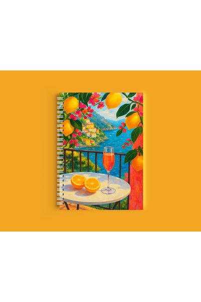 ARTHOUSECOLLECTIVE A4 Spiral Notebook - Unlined School Notebook - 80 Sheets / 160 Pages - Vintage Poster Cover