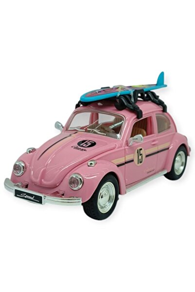 Vardem Holiday Series - Vosvos Car with Sound and Light 18 cm - Pink
