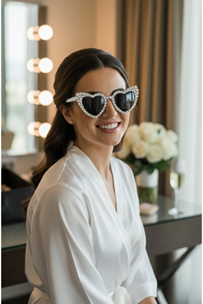 Happyline After Party Gözlük, Parti Gözlüğü, Taşlı Bride Gözlük, Eğlence Güne...