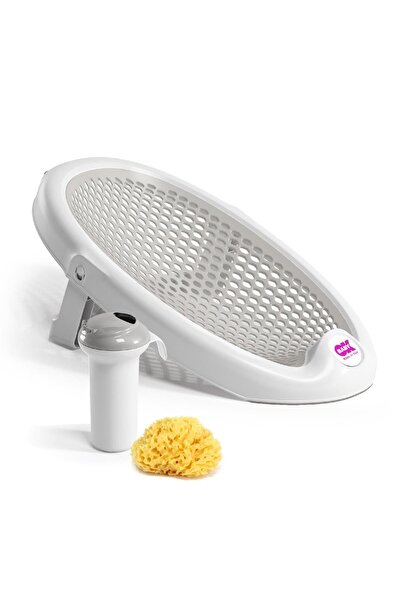 OK Baby OKBaby Jelly Bebek Banyo Seti 3 Parça Açık Gri