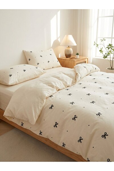 Ricco Lifes Set de lenjerie de pat organic pentru o persoană (Fără cearșaf)