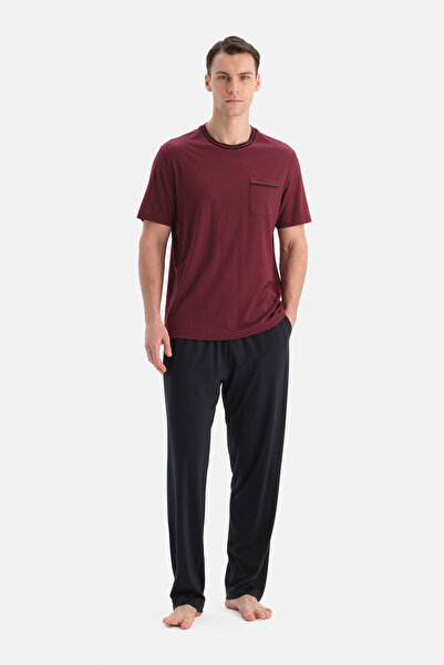 Dagi SET PANTALONI T-SHIRT MODAL BUMBAC CU MANE SCURTATE