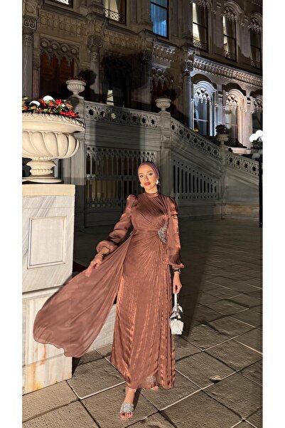 waw tesettür Lizay Abiye Elbise