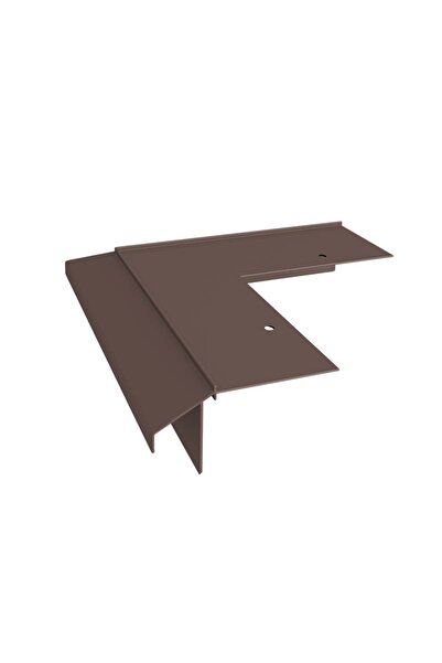 Renoplast 90° external corner for K10R profiles, bronze RAL 8019