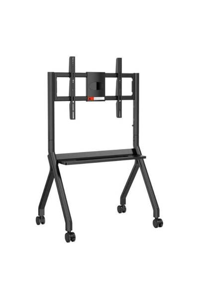 Aztech FD580 Smart Board TV Trolley Stand with Wheels for Interactive Whitebo...