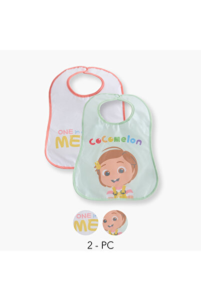 Disney مريلة مطبوعة بنقشة كوكوميلون مع إغلاق بأزرار - طقم من قطعتين