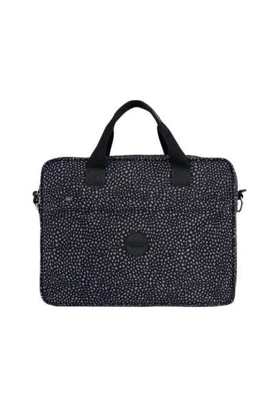 Caprice Collection حقيبة كمبيوتر محمول للجنسين - رمادي فحمي